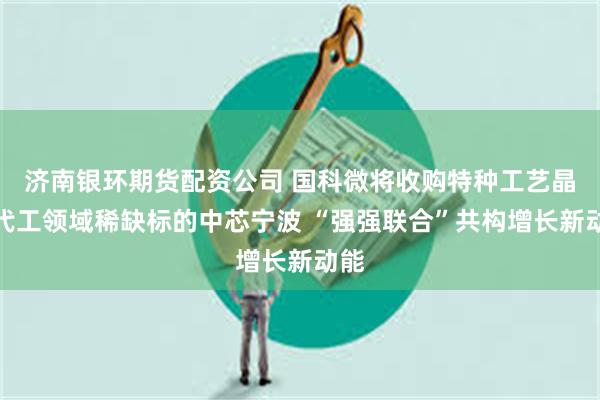 济南银环期货配资公司 国科微将收购特种工艺晶圆代工领域稀缺标的中芯宁波 “强强联合”共构增长新动能