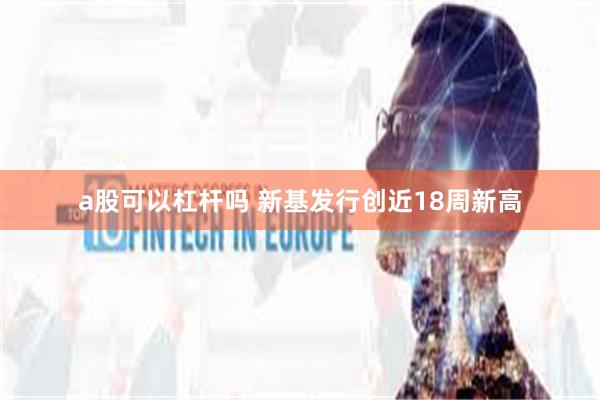a股可以杠杆吗 新基发行创近18周新高