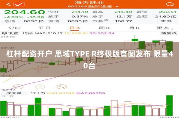 杠杆配资开户 思域TYPE R终极版官图发布 限量40台