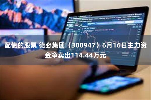配债的股票 德必集团（300947）6月16日主力资金净卖出114.44万元