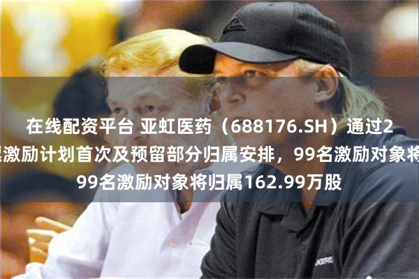 在线配资平台 亚虹医药（688176.SH）通过2022年限制性股票激励计划首次及预留部分归属安排，99名激励对象将归属162.99万股