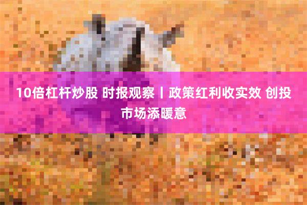 10倍杠杆炒股 时报观察丨政策红利收实效 创投市场添暖意