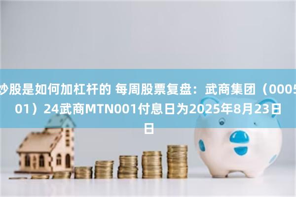 炒股是如何加杠杆的 每周股票复盘：武商集团（000501）24武商MTN001付息日为2025年8月23日