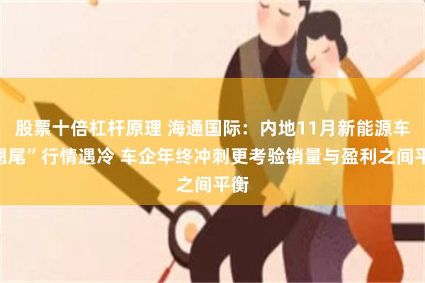 股票十倍杠杆原理 海通国际：内地11月新能源车“翘尾”行情遇冷 车企年终冲刺更考验销量与盈利之间平衡