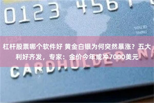 杠杆股票哪个软件好 黄金白银为何突然暴涨？五大利好齐发，专家：金价今年或冲7000美元