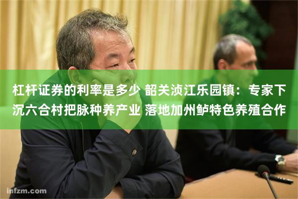 杠杆证券的利率是多少 韶关浈江乐园镇：专家下沉六合村把脉种养产业 落地加州鲈特色养殖合作