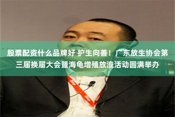 股票配资什么品牌好 护生向善！广东放生协会第三届换届大会暨海龟增殖放流活动圆满举办