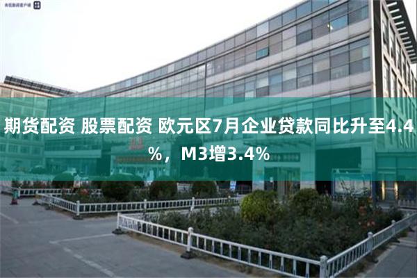 期货配资 股票配资 欧元区7月企业贷款同比升至4.4%，M3增3.4%