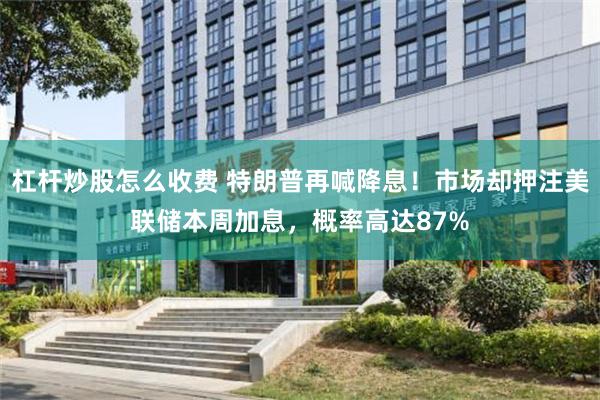 杠杆炒股怎么收费 特朗普再喊降息！市场却押注美联储本周加息，概率高达87%