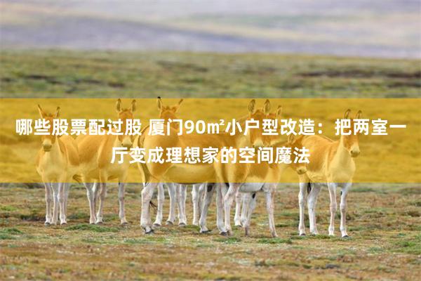 哪些股票配过股 厦门90㎡小户型改造:把两室一厅变成理想家的空间魔法
