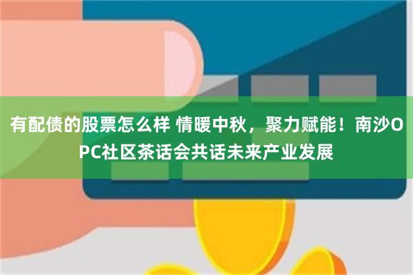 有配债的股票怎么样 情暖中秋，聚力赋能！南沙OPC社区茶话会共话未来产业发展